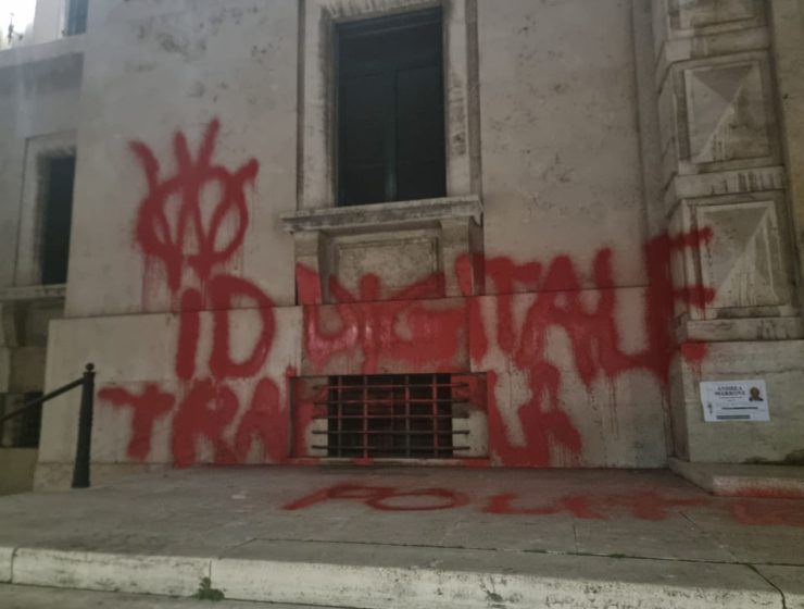 Protesta No Vax a Pescara