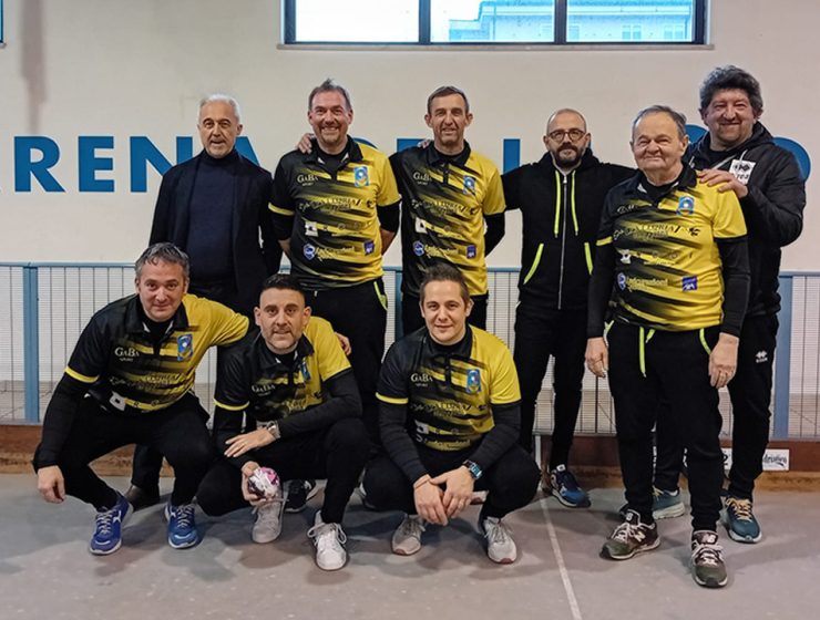 La squadra di bocce di Roseto