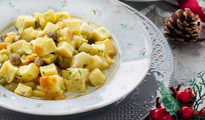 Brodo di Gallina con i Cardi
