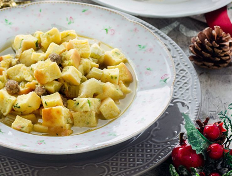 Brodo di Gallina con i Cardi