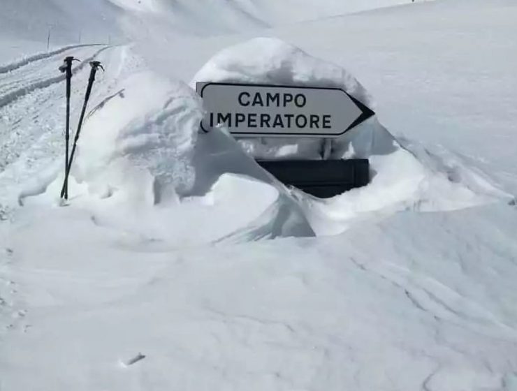 Disagi in Abruzzo con Neve Abbondante