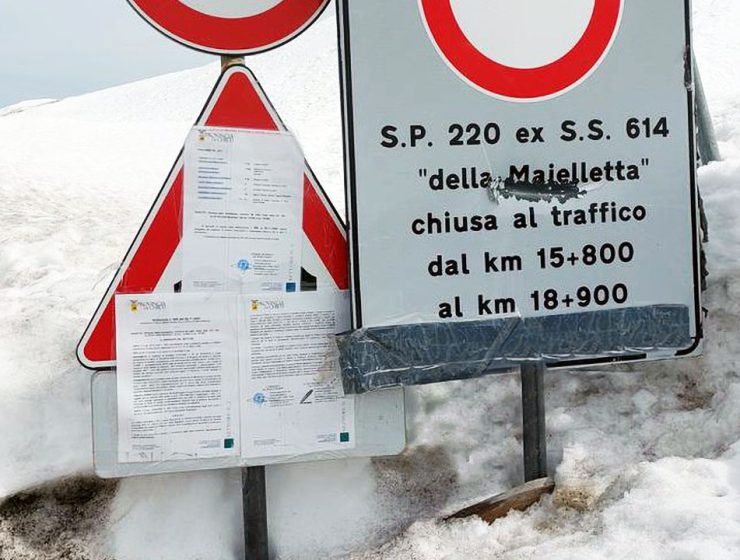 Chiusura Preventiva della Statale 614