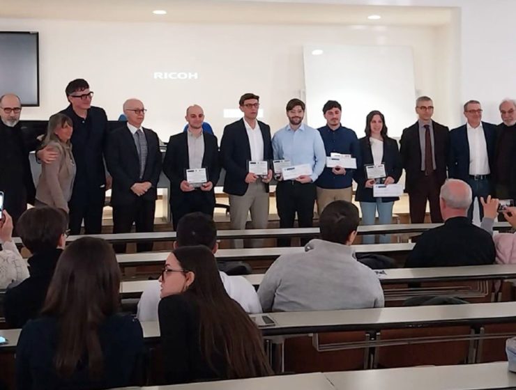 Cerimonia di conferimento dei Premi di Laurea, in memoria dell'Ing. Dott. Achille Di Girolamo, avvenuta presso il Polo Pindaro di Pescara.