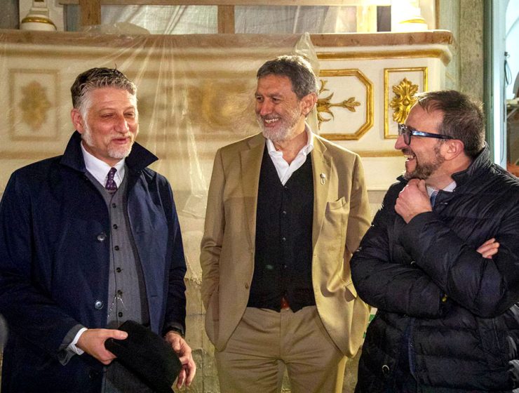 Ministro Giuli al Teatro di L'Aquila