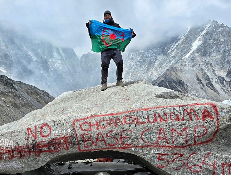 Bandiera Romanì Sull’Everest