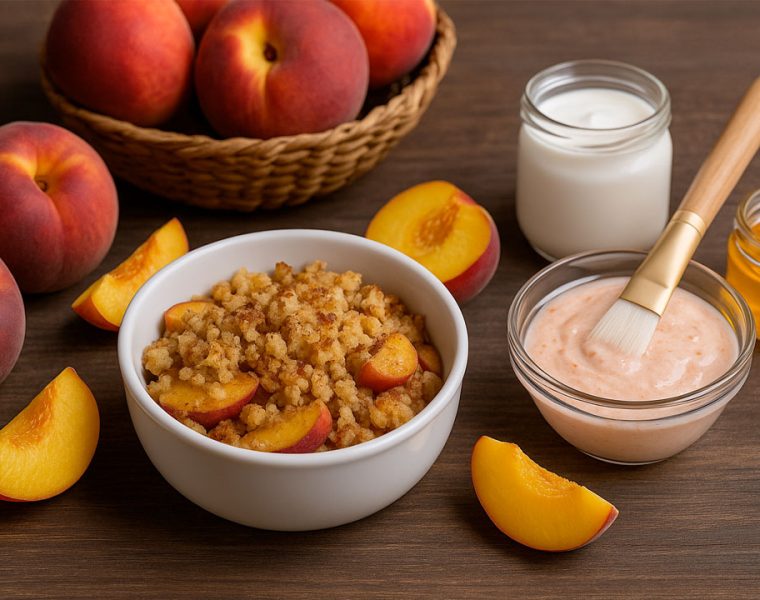 Pesche: ricette e bellezza