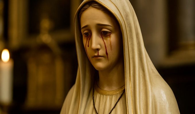 Statua che piange sangue