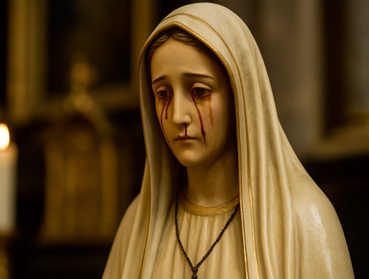 Statua che piange sangue