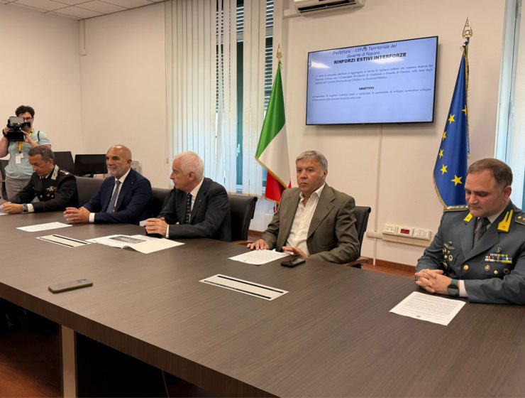 Potenziamento forze ordine a Pescara