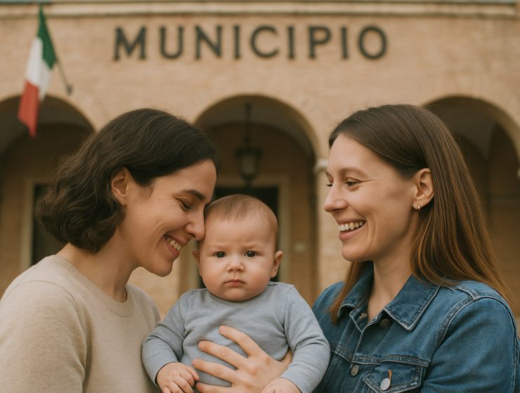 Bimbo con due mamme a Teramo