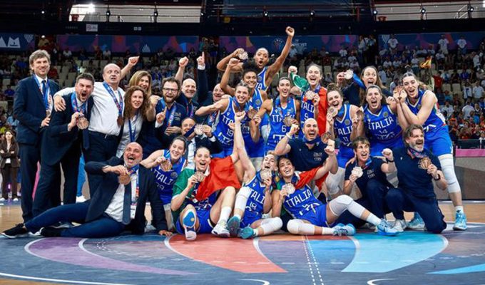 Bronzo Italbasket femminile 2025