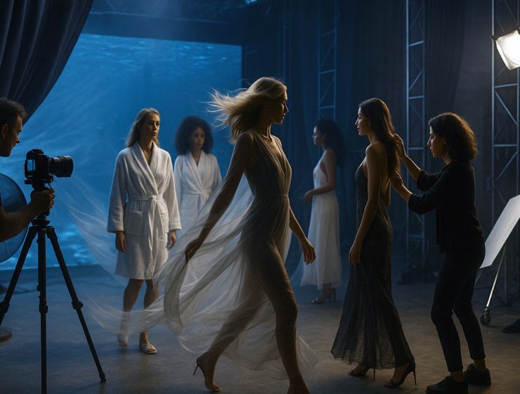 Backstage del Calendario Pirelli 2026