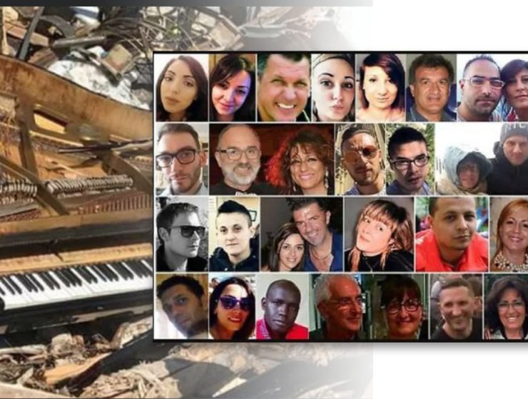 vittime Rigopiano Farindola concerto