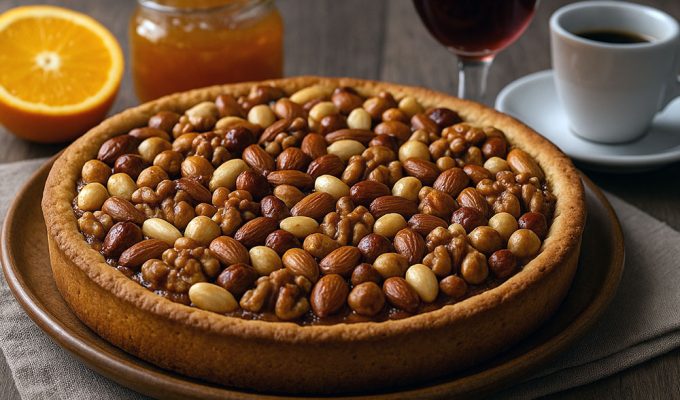 La crostata di frutta secca siciliana