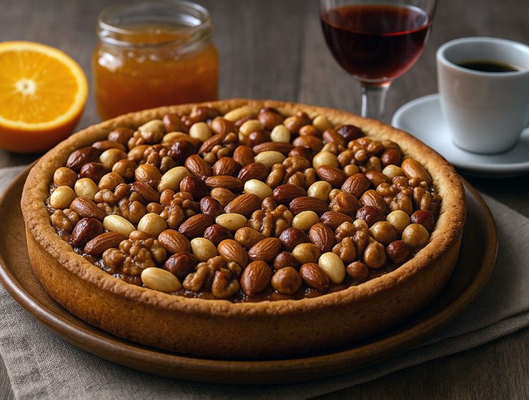 La crostata di frutta secca siciliana
