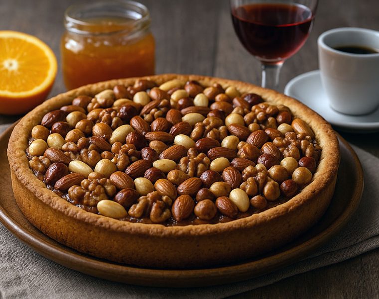 La crostata di frutta secca siciliana