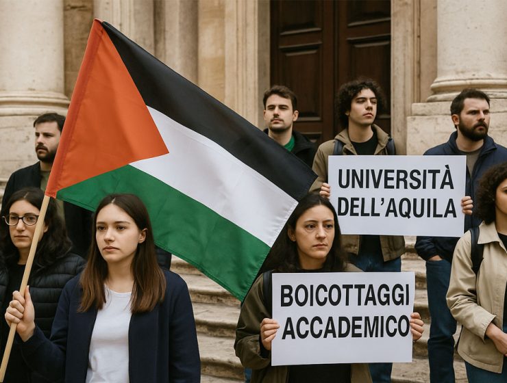 Università L’Aquila Israele sospensione