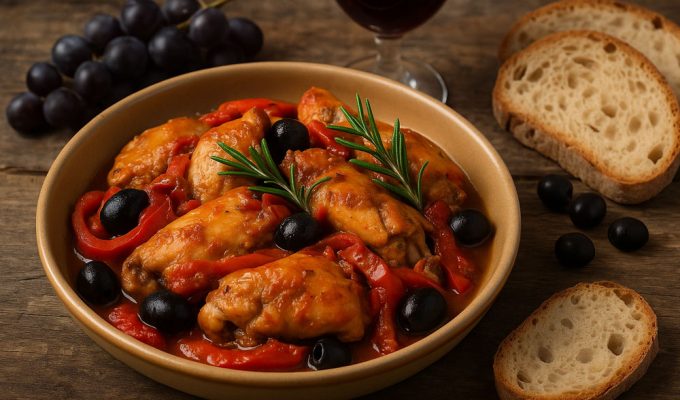 Pollo alla cacciatora abruzzese