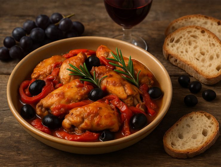 Pollo alla cacciatora abruzzese
