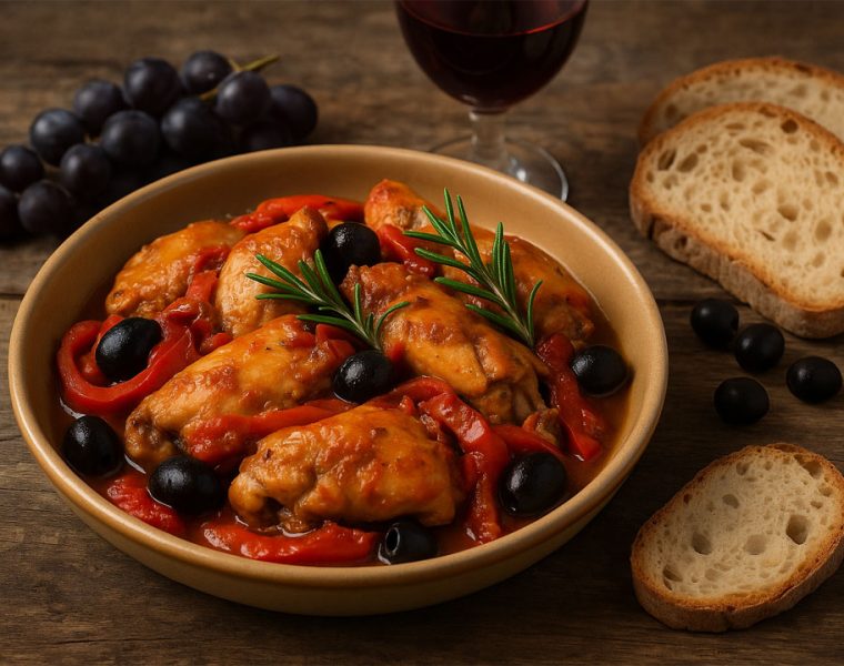 Pollo alla cacciatora abruzzese