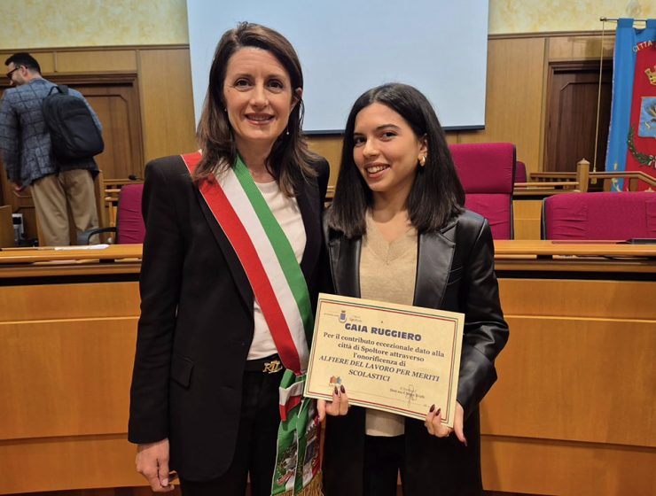 Gaia Ruggiero Alfiere del Lavoro