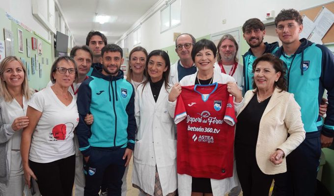 Calciatori alla Fidas Pescara