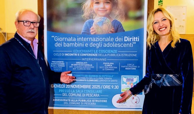 “Giornata dell’Infanzia a Pescara: bambini in Comune per la rassegna Educhiamo le Coscienze”