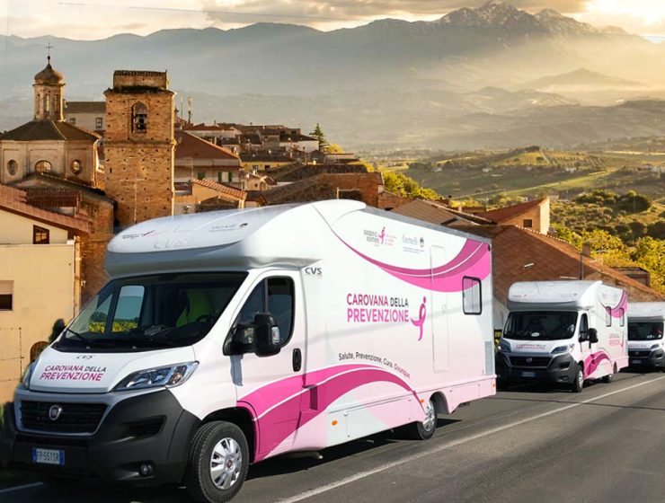 Prevenzione tumore seno con la Carovana Komen a Città Sant’Angelo
