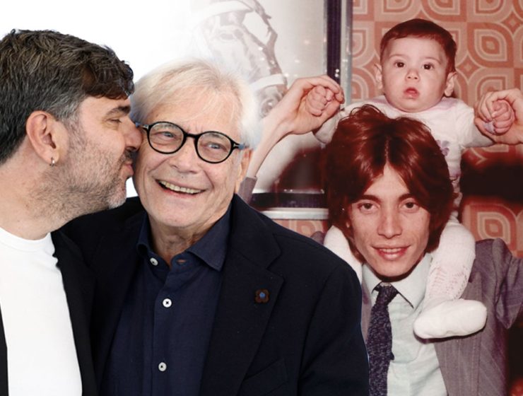 Montaggio legato al documentario Nino 18 giorni, con padre e figlio ieri e oggi, simbolo del loro profondo legame familiare.
