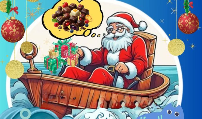 Babbo Natale dal fiume