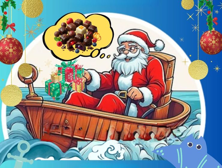 Babbo Natale dal fiume