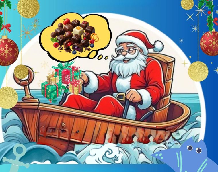 Babbo Natale dal fiume