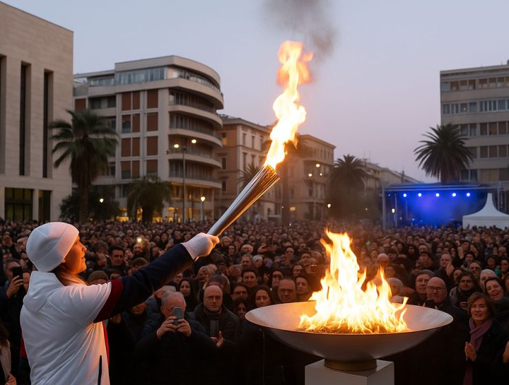 Fiamma Olimpica Pescara 2026