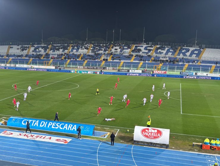 Pescara vittoria Reggiana