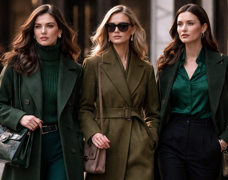 verde moda inverno
