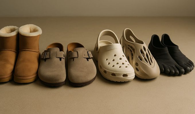 Scarpe strane di moda