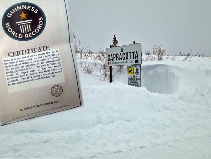 Guinness neve italiana Capracotta