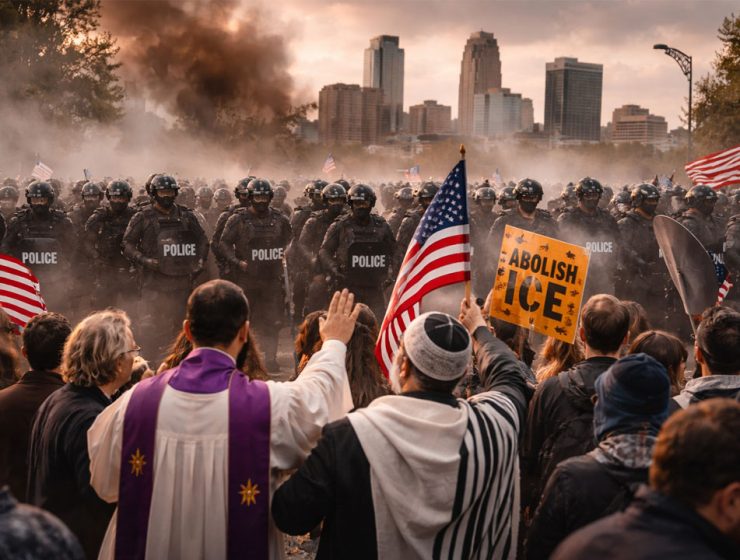 Manifestazioni anti ICE USA a Minneapolis durante le proteste contro l’ICE