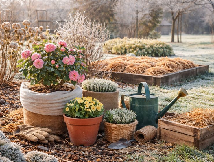 giardinaggio invernale e piante sane