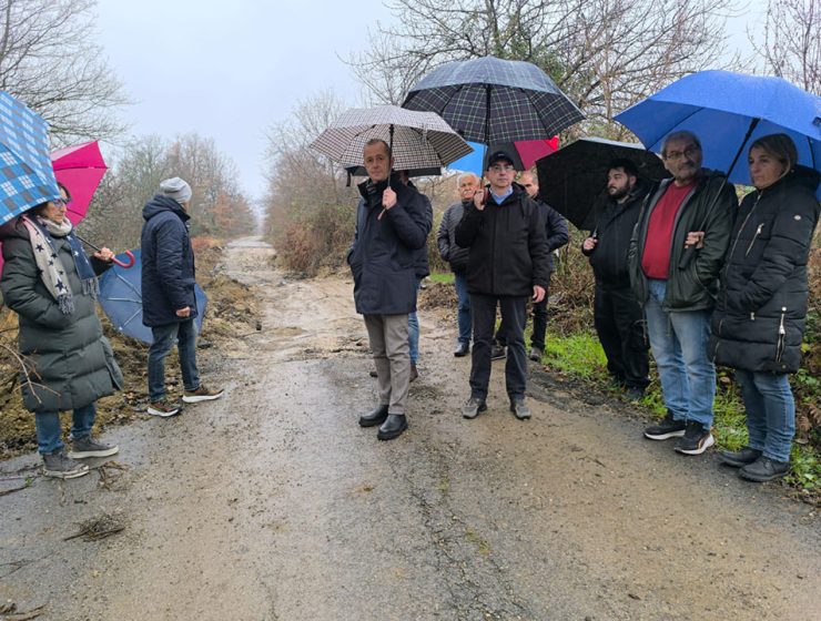 Strada Valle Giumentina chiusa