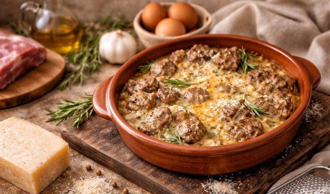 Agnello cacio e ova