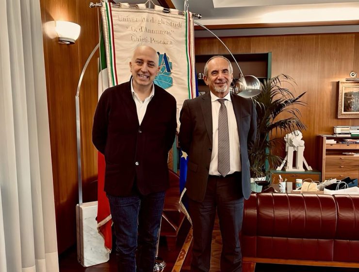 Master Sergio Marchionne Chieti presentazione progetto Università d’Annunzio con il rettore Liborio Stuppia