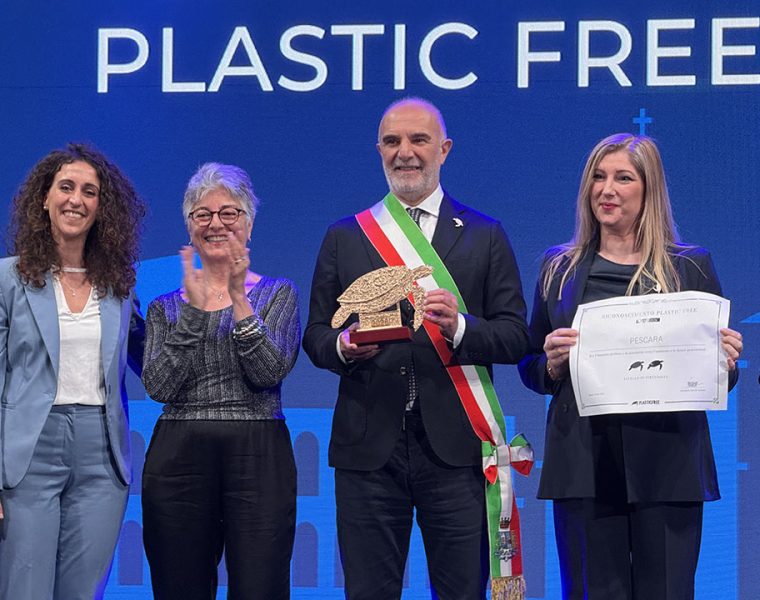 Pescara premiata Plastic Free
