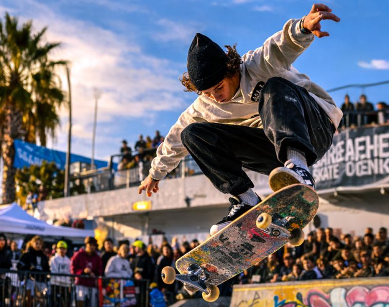 Winter League skateboarding Montesilvano
