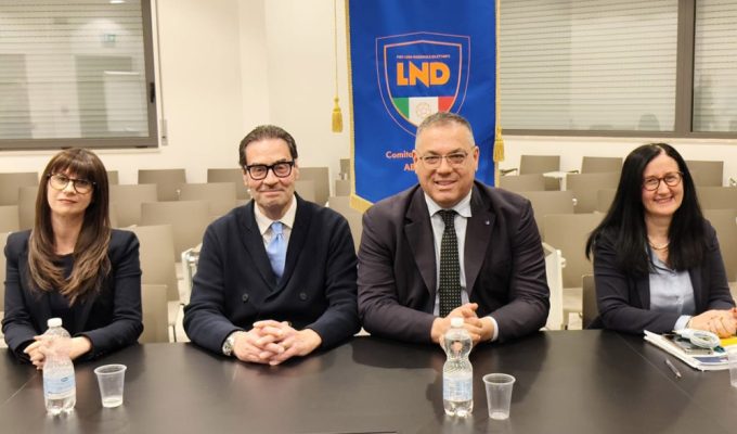 Abruzzo protagonista nelle elezioni FIGC: rappresentanti LND durante l’assemblea regionale