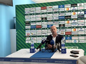 Attilio Lombardo allenatore Sampdoria conferenza Pescara