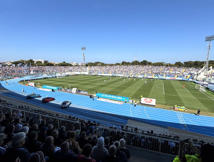 stadio Adriatico Pescara pubblico partita Sampdoria