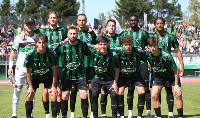 Formazione Chieti derby vittoria salvezza squadra neroverde Angelini