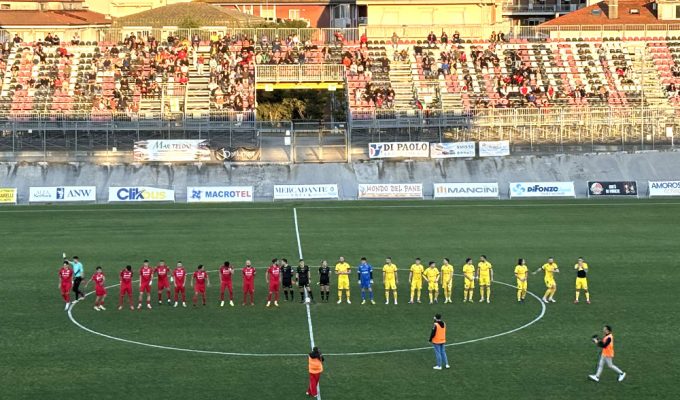 Lanciano derby vetta classifica ingresso squadre campo