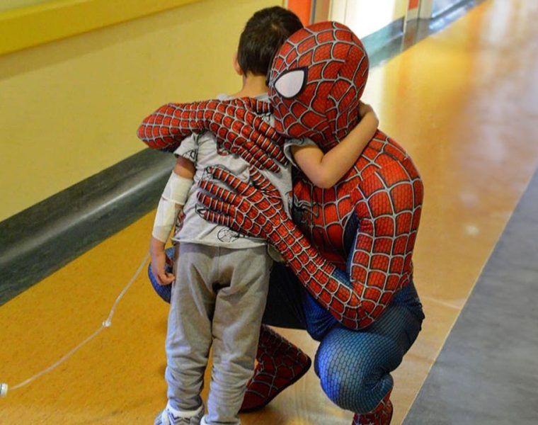 Premio Borsellino con Spiderman in Abruzzo